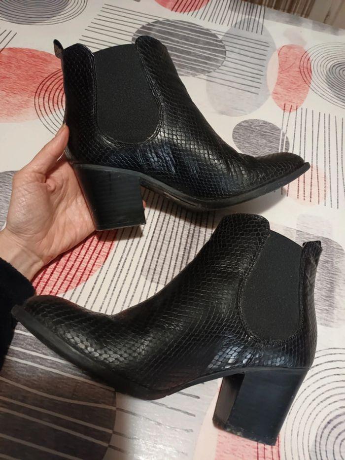 Bottines à Talon taille 38 état neuf 👩 - photo numéro 5