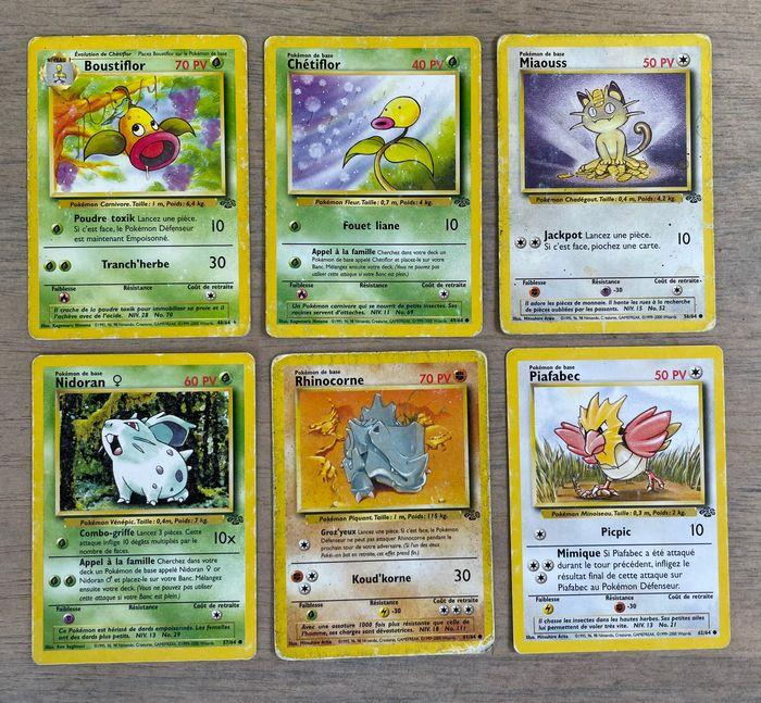 Lot Cartes Pokemon Jungle - photo numéro 1