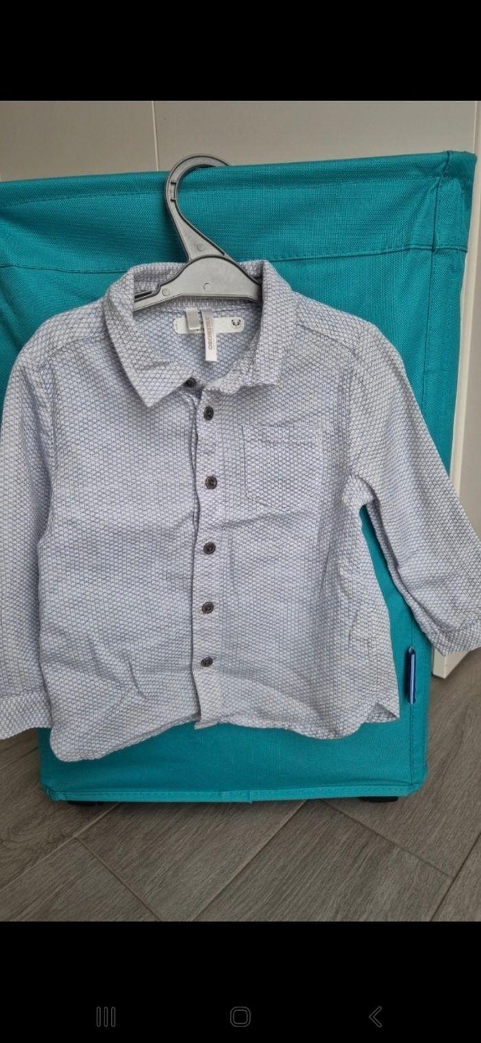 Chemise bleue