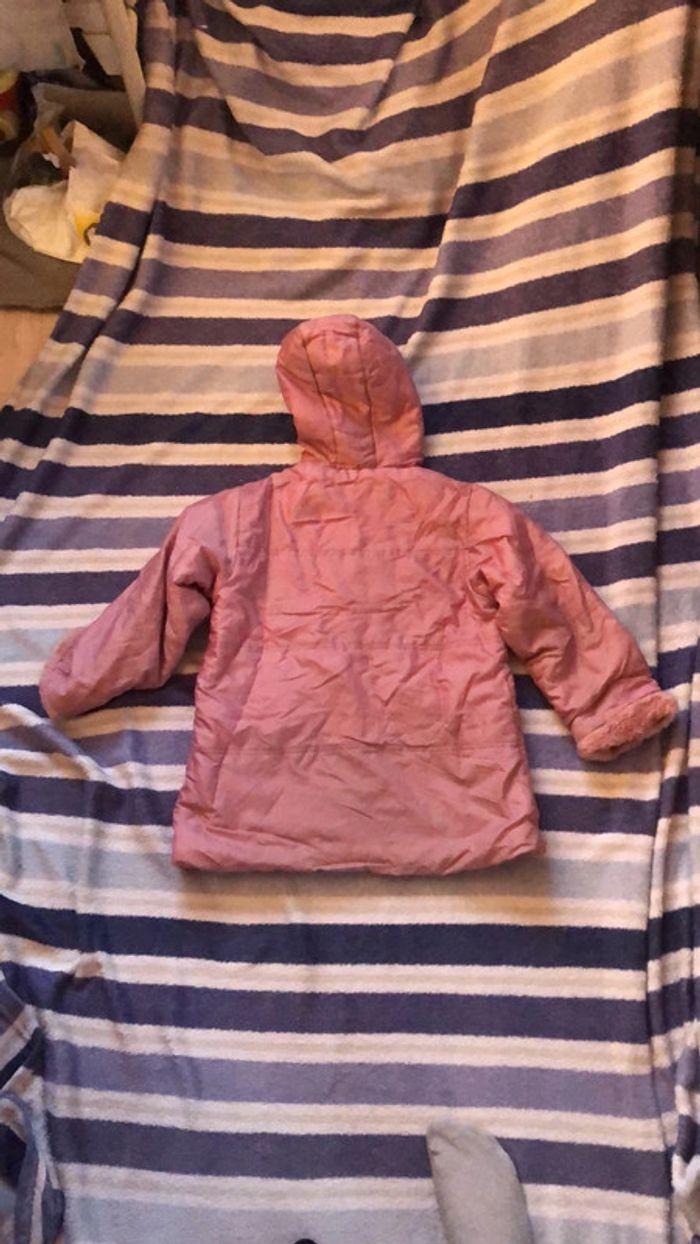 Anorak /manteau chaud 4 ans rose - photo numéro 2