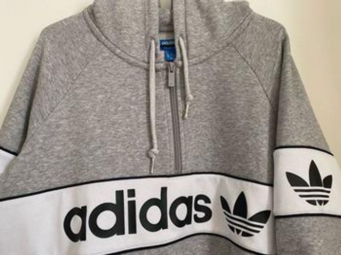 Pull adidas gris en coton femme adidas originals - photo numéro 4