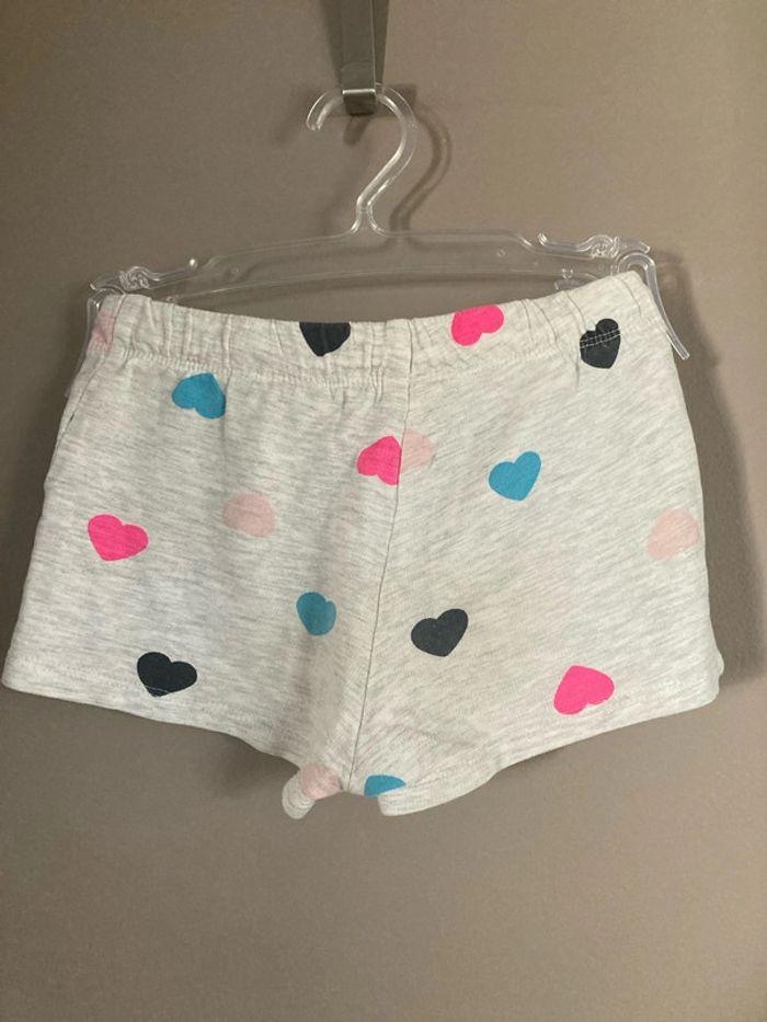 H&M short gris cœurs multicolores 4-5 ans - photo numéro 3