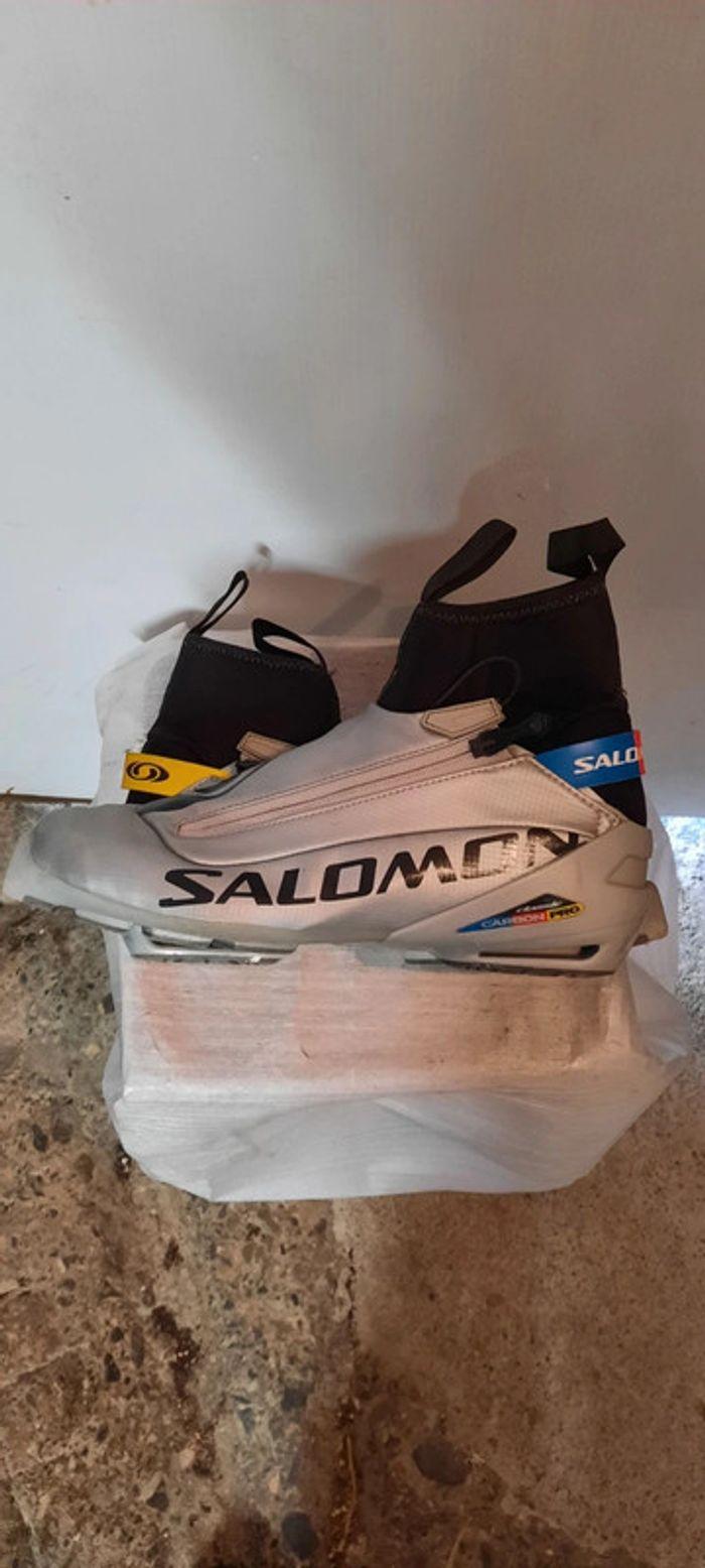 chaussures  ski de fond  salomon
 classic carbon pro sns p42 - photo numéro 4