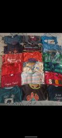 Lot de 18 t-shirts manches longues 18mois tbe garçon