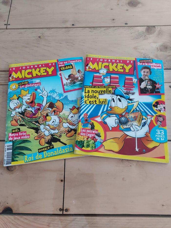 Lot de 2 journal de Mickey