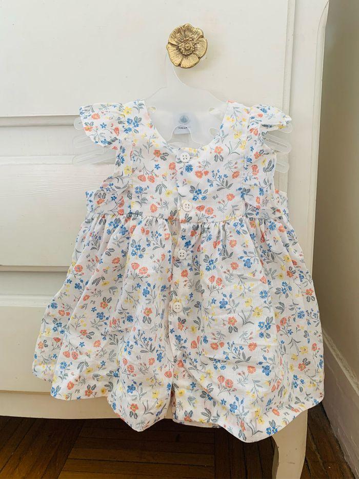 Robe fleurie et bloomer assorti - photo numéro 2