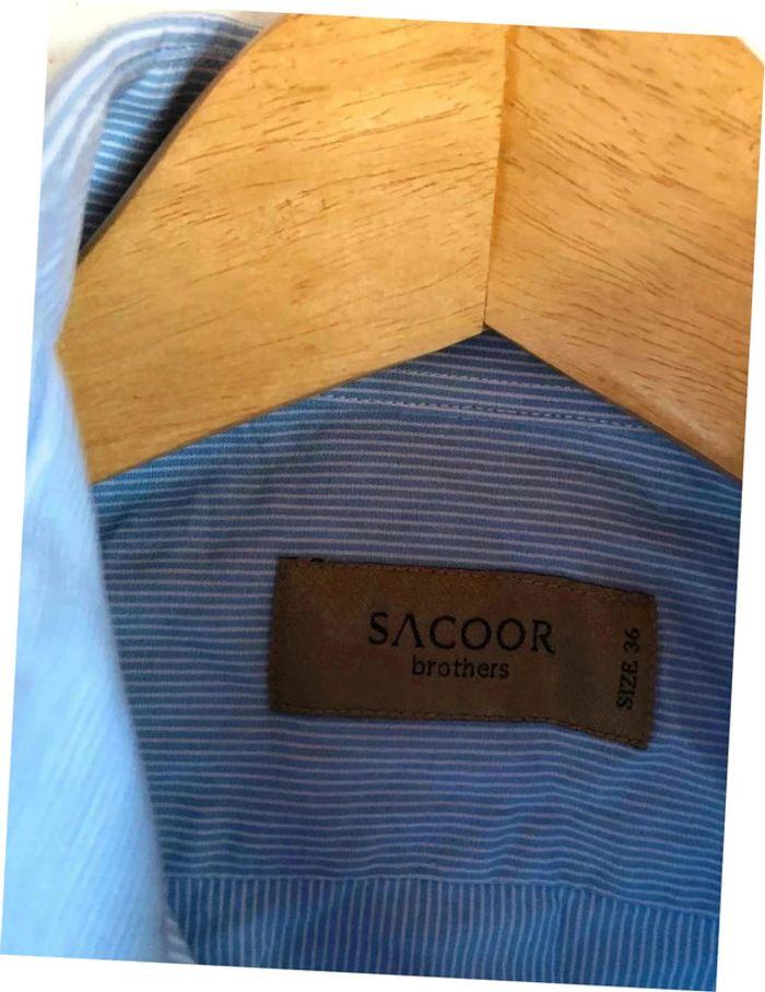 Chemise bleue Sacoor 36 - photo numéro 3