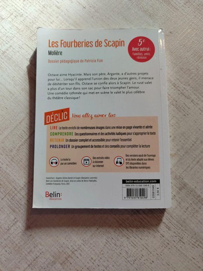 Livre les fourberies de Scapin - photo numéro 2