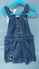 Robe-salopette en jean 4 ans