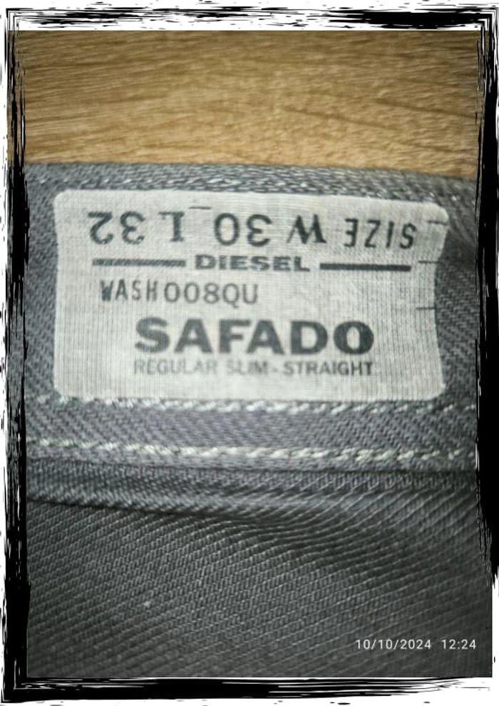 Jean gris  Diesel coupe regular taille 40 (30 us) - photo numéro 9