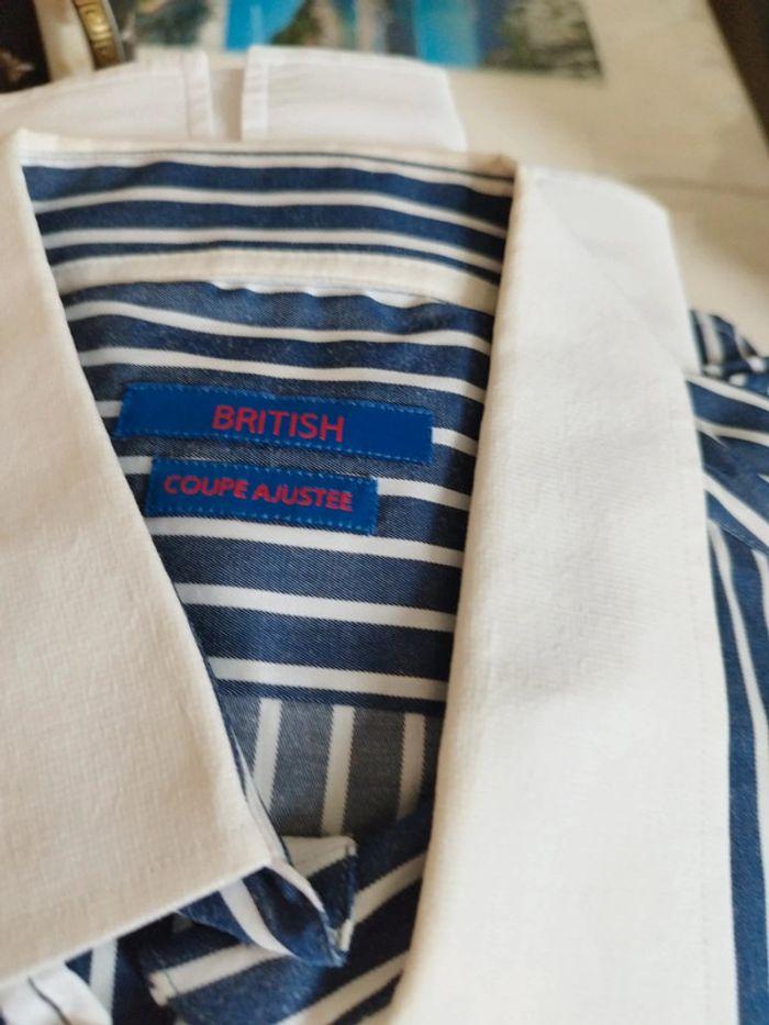 Chemise britsh bleu - photo numéro 2