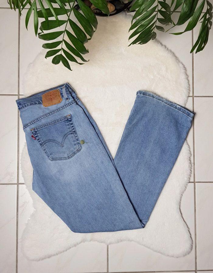 Jean Levi's 515 Bootcut Low Rise 12Mis Bleu - photo numéro 1