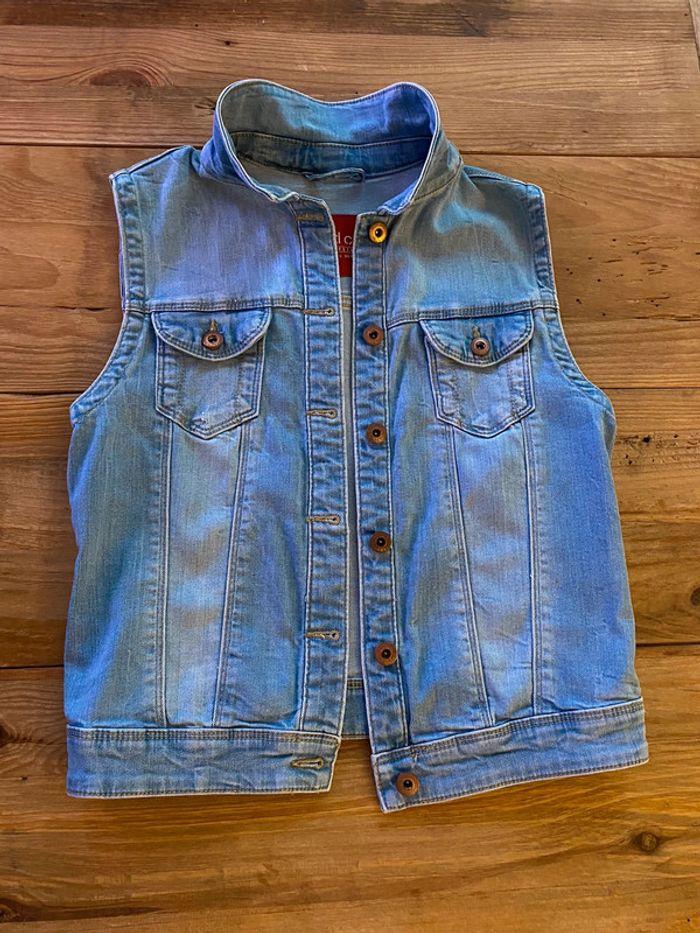 Veste sans manche en jean's EDC ESPRIT M - photo numéro 1