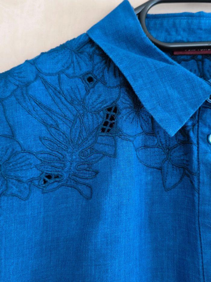 🤎 Chemise lin broderie Comptoir des cotonniers 40 🤎 - photo numéro 6