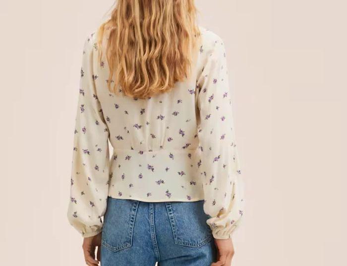 Blouse à fleurs - Mango - photo numéro 3