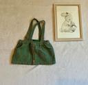 Jupe salopette Zara vert taille 9-12mois / 80 cm