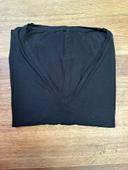 T-shirt manche longue noir h&m 4xl