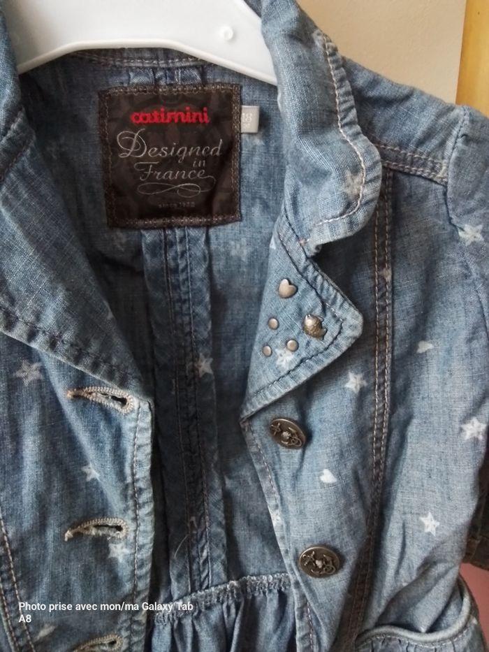 Veste jean fille catimini 18 mois - photo numéro 7