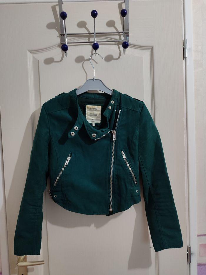 Veste verte femme Bershka