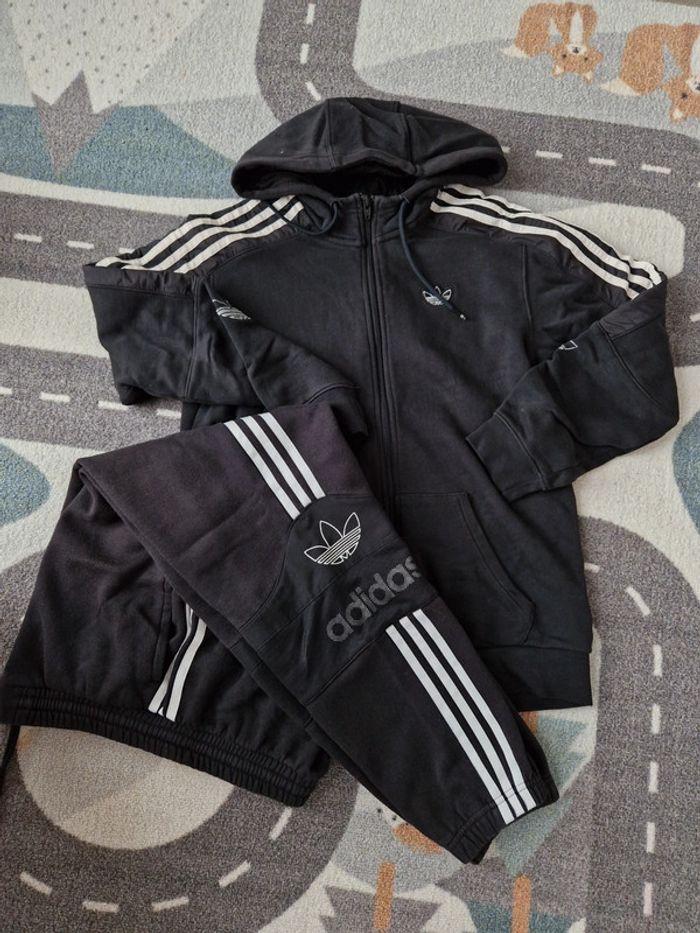 Ensemble survêtement Adidas noir homme - photo numéro 1