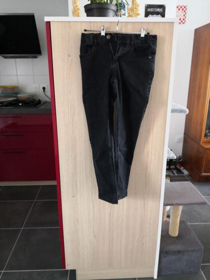 Jeans noir droit taille 10 ans - photo numéro 2