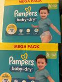 Pampers baby dry taille 6 (13-17) kg