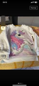 Très joli pull licorne