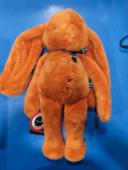 Peluche Lapin Meloe 37 cm Maïlou potiron