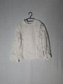 Joli blouse blanche en dentelle