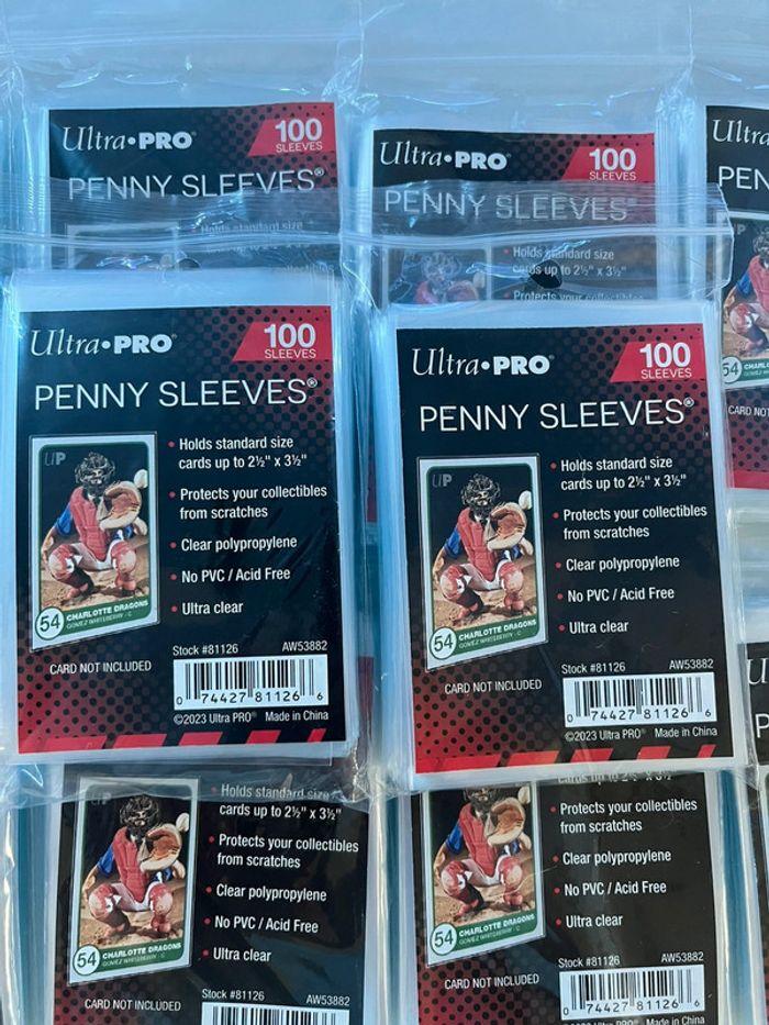 10 paquets de 100 penny sleeves Ultra PRO - photo numéro 3