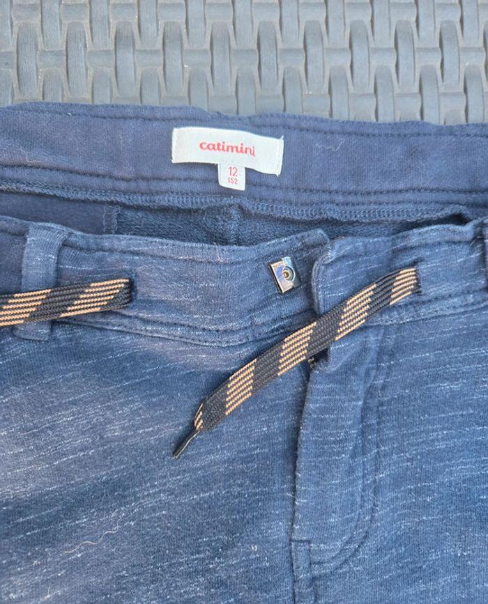 pantalon catimini taille 12 ans bleu chiné - photo numéro 3