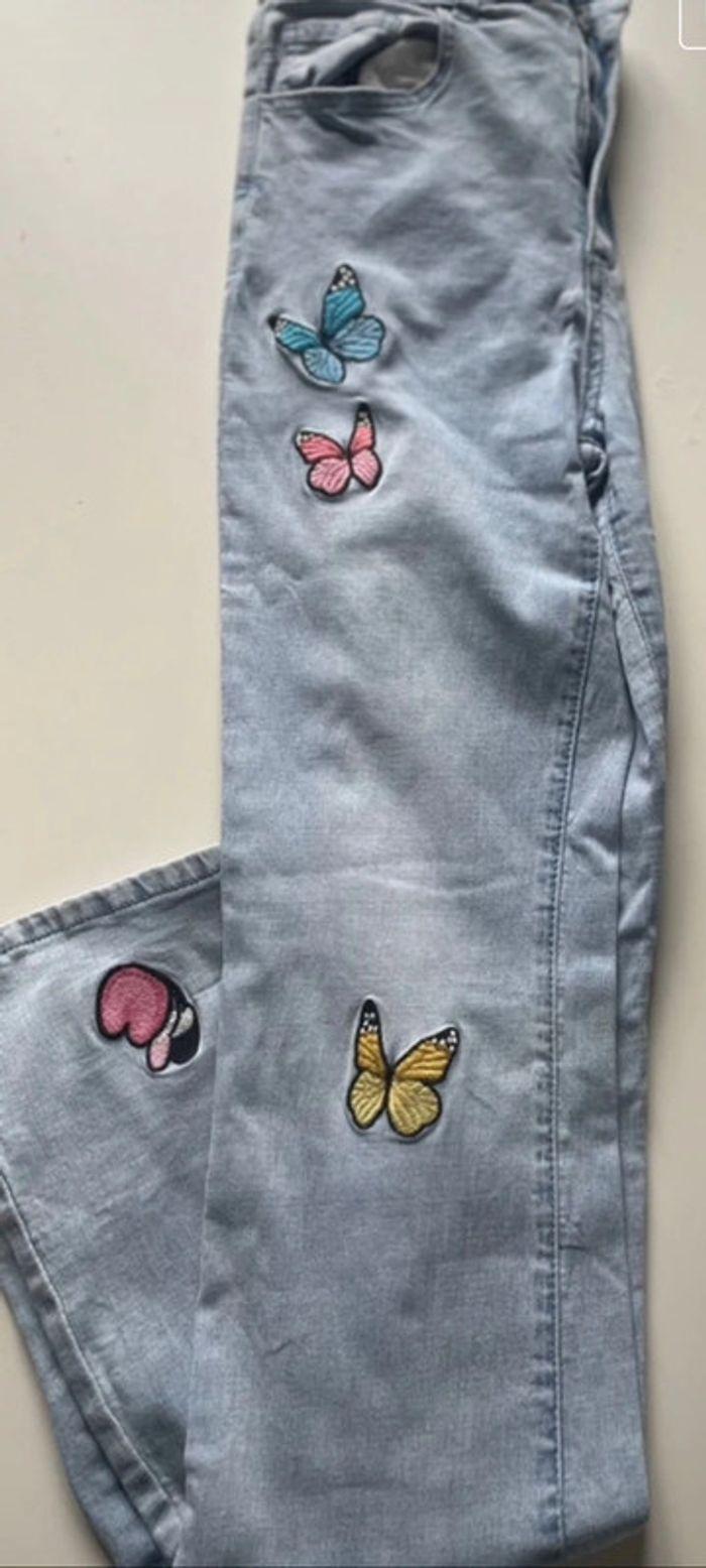 Pantalon jean’s shein papillons 🦋 - photo numéro 1