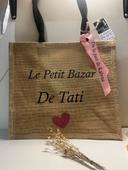 Sac le petit bazar de tati , 36x19x32 cm