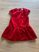 Robe rouge Vertbaudet 24 mois