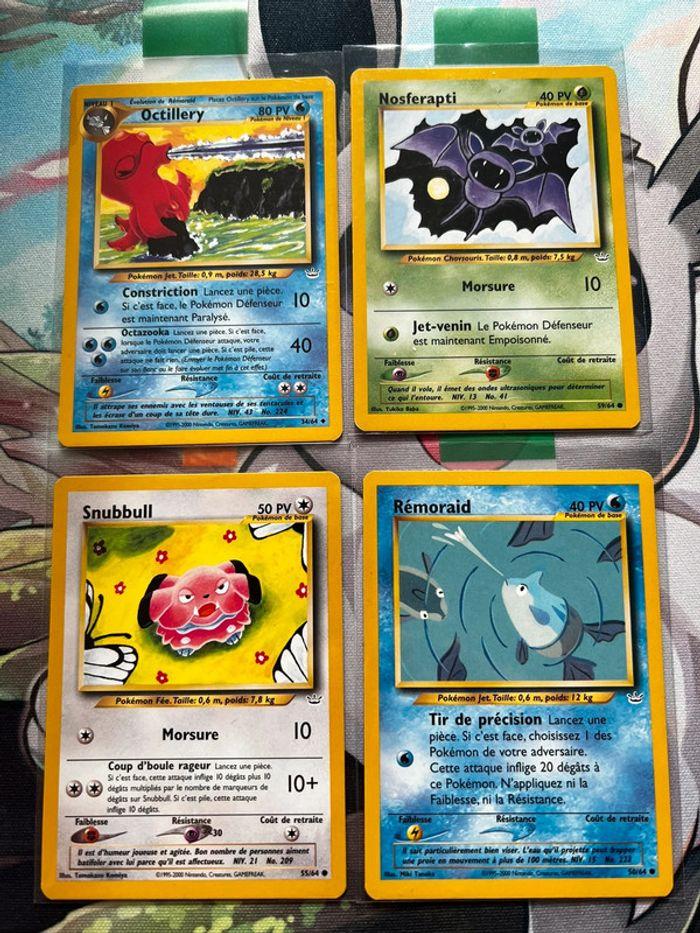 Lot carte Pokémon neo révélation wizard fr - photo numéro 1