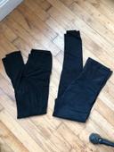 Lot 2 pantalons noirs grossesse