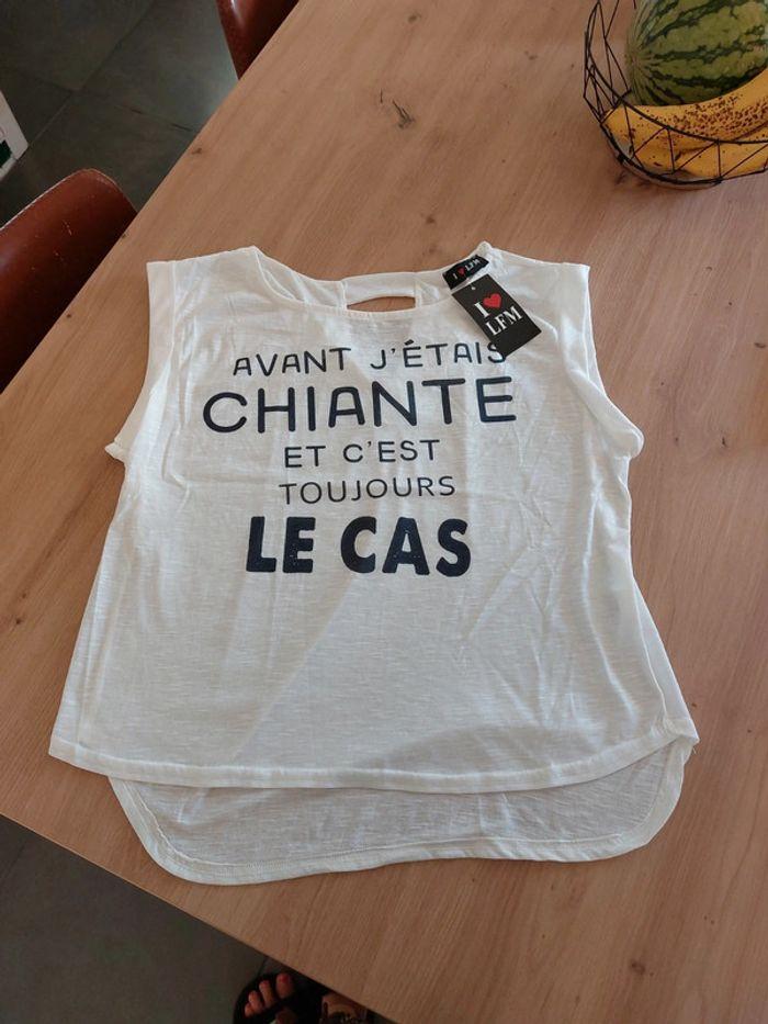 T-shirt manche très courte - slogan - photo numéro 1