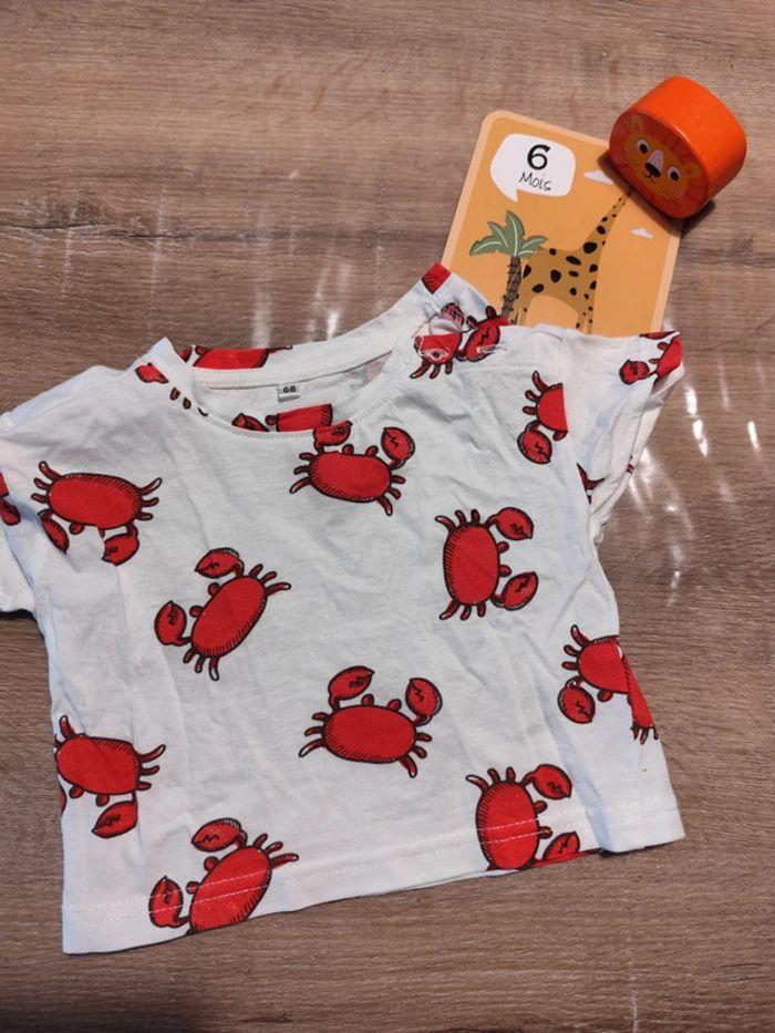 Tee-shirt crabe - photo numéro 1