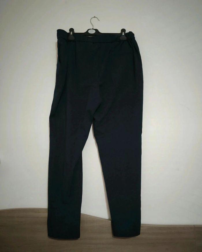 Pantalon style chino bleu marine taille unique camaïeu - photo numéro 2