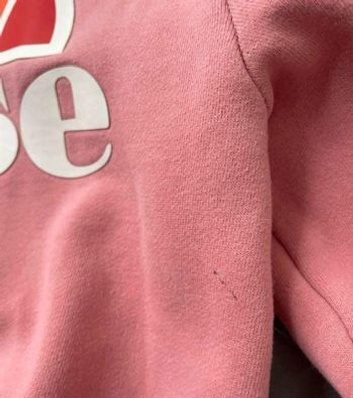 Pull à capuche Ellesse rose taille XS/34 - photo numéro 11