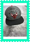 🧢 Casquette en laine Mitchell & Ness Chicago Bulls NBA Hardwood Classic Basketball Grise  🧢