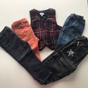 Lot 4 pantalons + gilet 18M