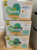 Lingettes pampers care & protect