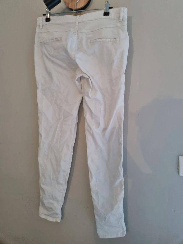 Pantalon blanc Mango - photo numéro 2