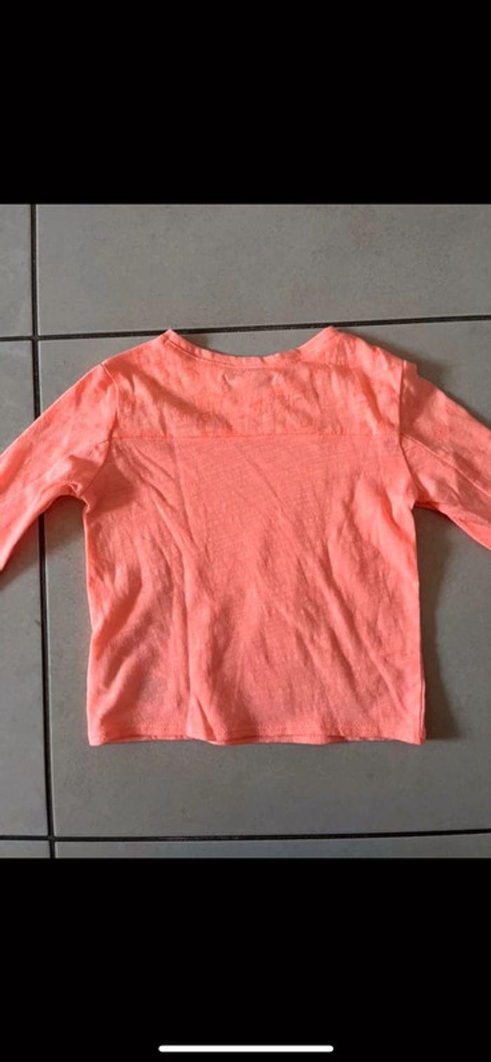 Tee shirt orange vertbaudet - photo numéro 4