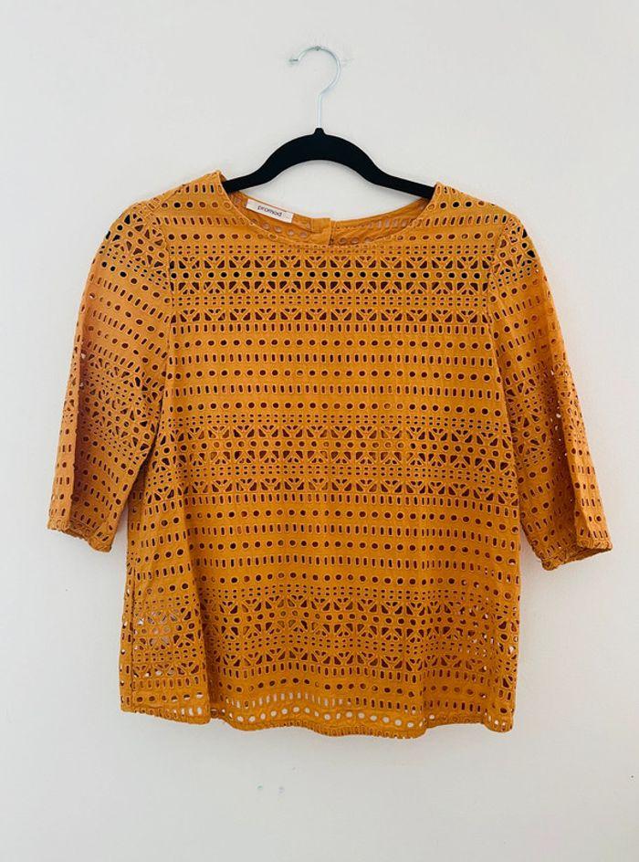 Blouse promod ocre - photo numéro 1