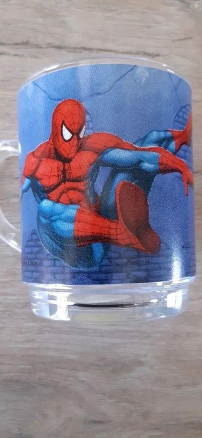 tasse spiderman bleu - photo numéro 2