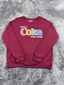 👕 Sweat 90’s Vintage Coca Cola Bordeaux Taille M 👕