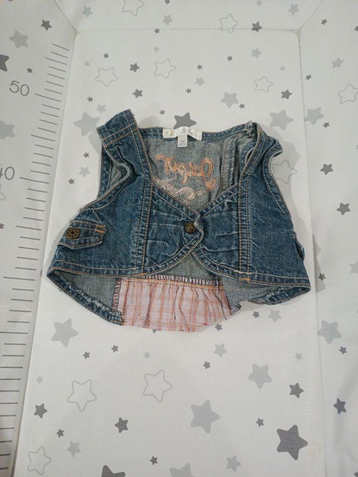 Veste jean bébé fille - photo numéro 1