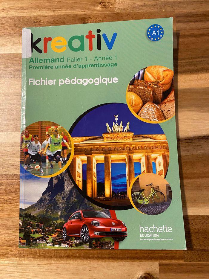 Lot de 2 livres + workbook allemand A1 Kreativ - photo numéro 2